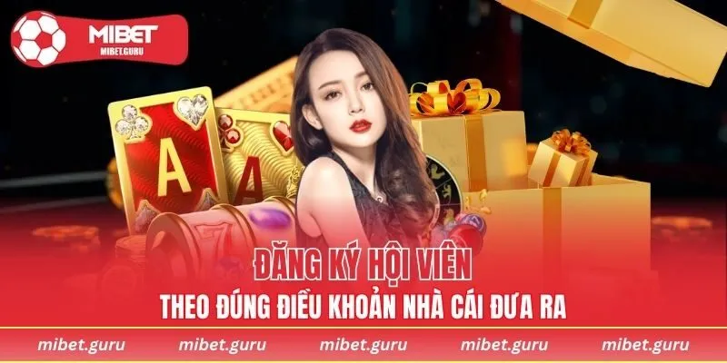 Điều khoản điều kiện về việc đăng ký tài khoản