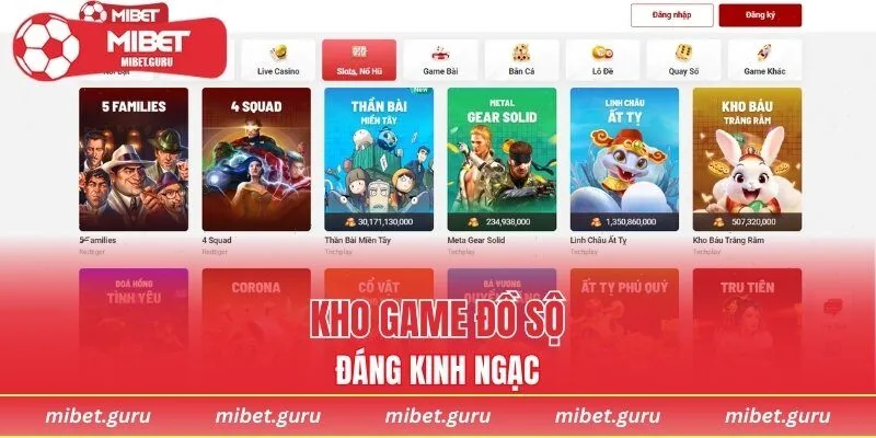Kho game đồ sộ đáng kinh ngạc